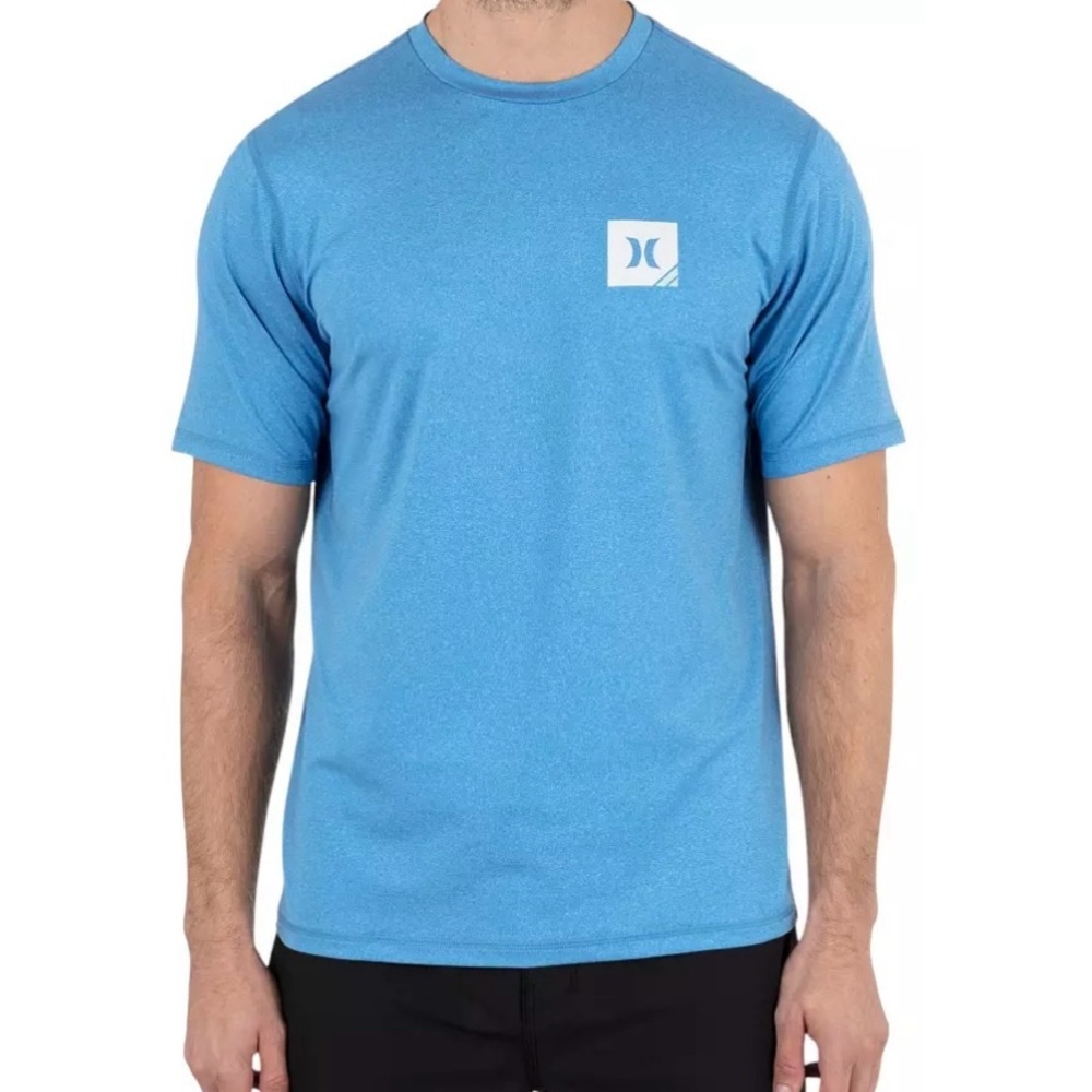 NWOT HURLEY Corner Hybrid UPF Short Sleeve Rashguard